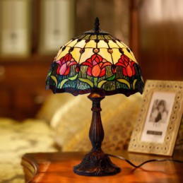 30 cm Tulpen-Tischlampe aus...