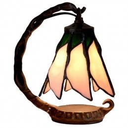 Tiffany-Buntglas-Tischlampe