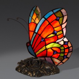 Schmetterlings-Tiffany-Bunt...