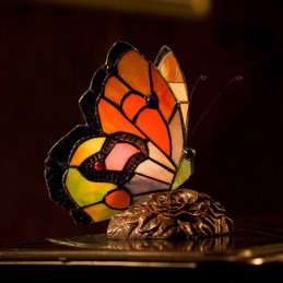 Schmetterlings-Tiffany-Bunt...