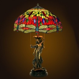 40 cm Retro-Tischlampe aus...