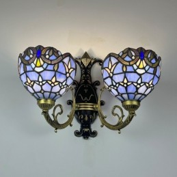 Wandleuchte im Tiffany-Stil...