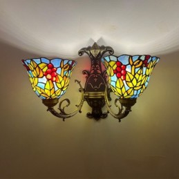 Wandleuchte im Tiffany-Stil...
