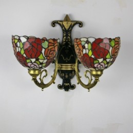 Wandleuchte im Tiffany-Stil...