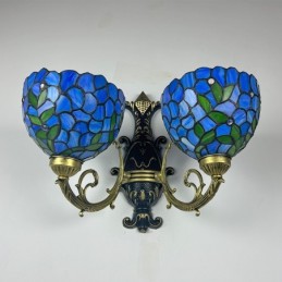 Wandleuchte im Tiffany-Stil...