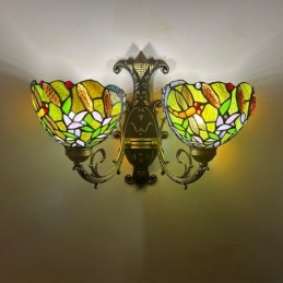 Wandleuchte im Tiffany-Stil...