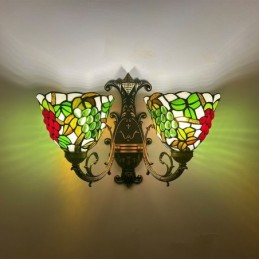 Wandleuchte im Tiffany-Stil...