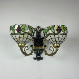 Wandleuchte im Tiffany-Stil...