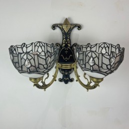 Wandleuchte im Tiffany-Stil...