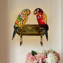 Wandleuchte im Tiffany-Stil...