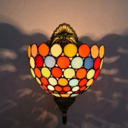 Wandleuchte im Tiffany-Stil...