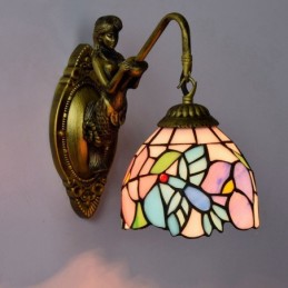 Wandleuchte im Tiffany-Stil...