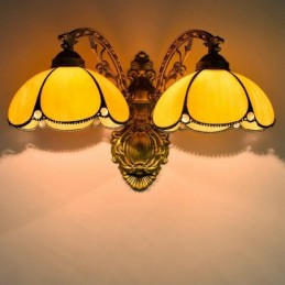 Wandleuchte im Tiffany-Stil...