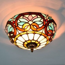 Plafoniere im Tiffany-Stil...