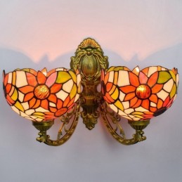 Wandleuchte im Tiffany-Stil...