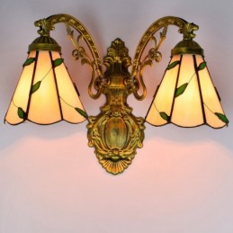 Wandleuchte im Tiffany-Stil...