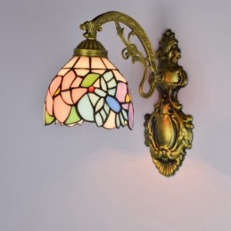 Wandleuchte im Tiffany-Stil...