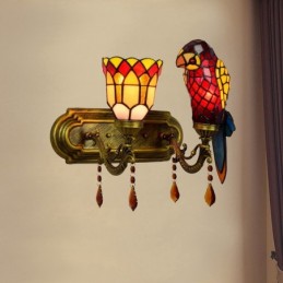 Wandleuchte im Tiffany-Stil...