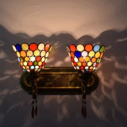 Wandleuchte im Tiffany-Stil...
