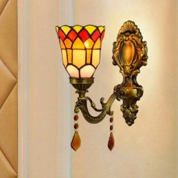 Wandleuchte im Tiffany-Stil...