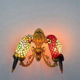 Wandleuchte im Tiffany-Stil...