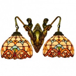 Wandleuchte im Tiffany-Stil...