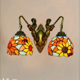 Wandleuchte im Tiffany-Stil...