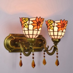 Wandleuchte im Tiffany-Stil...