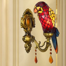 Wandleuchte im Tiffany-Stil...