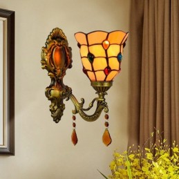 Wandleuchte im Tiffany-Stil...
