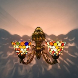 Wandleuchte im Tiffany-Stil...