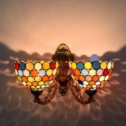Wandleuchte im Tiffany-Stil...