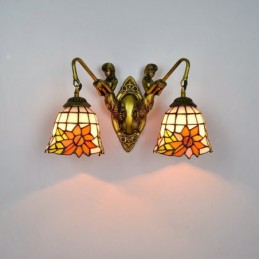 Wandleuchte im Tiffany-Stil...