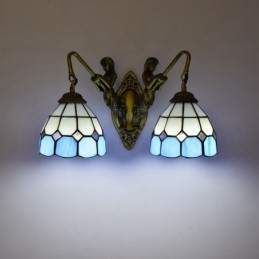 Wandleuchte im Tiffany-Stil...