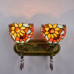Wandleuchte im Tiffany-Stil...