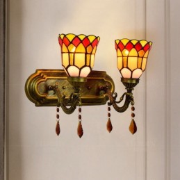 Wandleuchte im Tiffany-Stil...