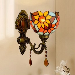 Wandleuchte im Tiffany-Stil...