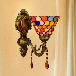 Wandleuchte im Tiffany-Stil...