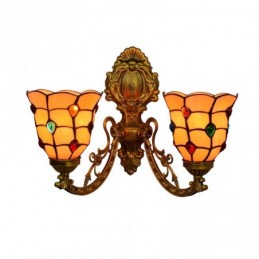 Wandleuchte im Tiffany-Stil...