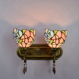 Wandleuchte im Tiffany-Stil...