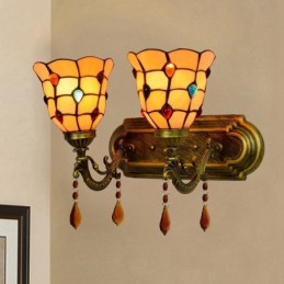 Wandleuchte im Tiffany-Stil...