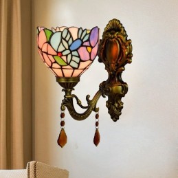 Wandleuchte im Tiffany-Stil...