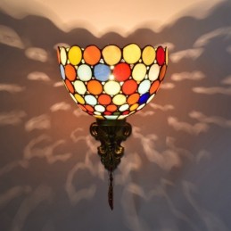Wandleuchte im Tiffany-Stil...