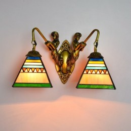 Wandleuchte im Tiffany-Stil...