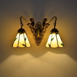 Wandleuchte im Tiffany-Stil...