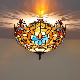 Plafoniere im Tiffany-Stil...
