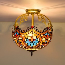 Plafoniere im Tiffany-Stil...
