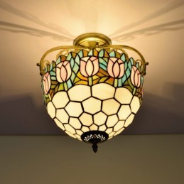 Plafoniere im Tiffany-Stil...