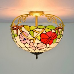Plafoniere im Tiffany-Stil...