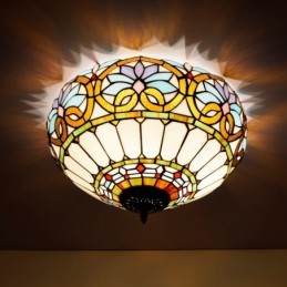 Plafoniere im Tiffany-Stil...